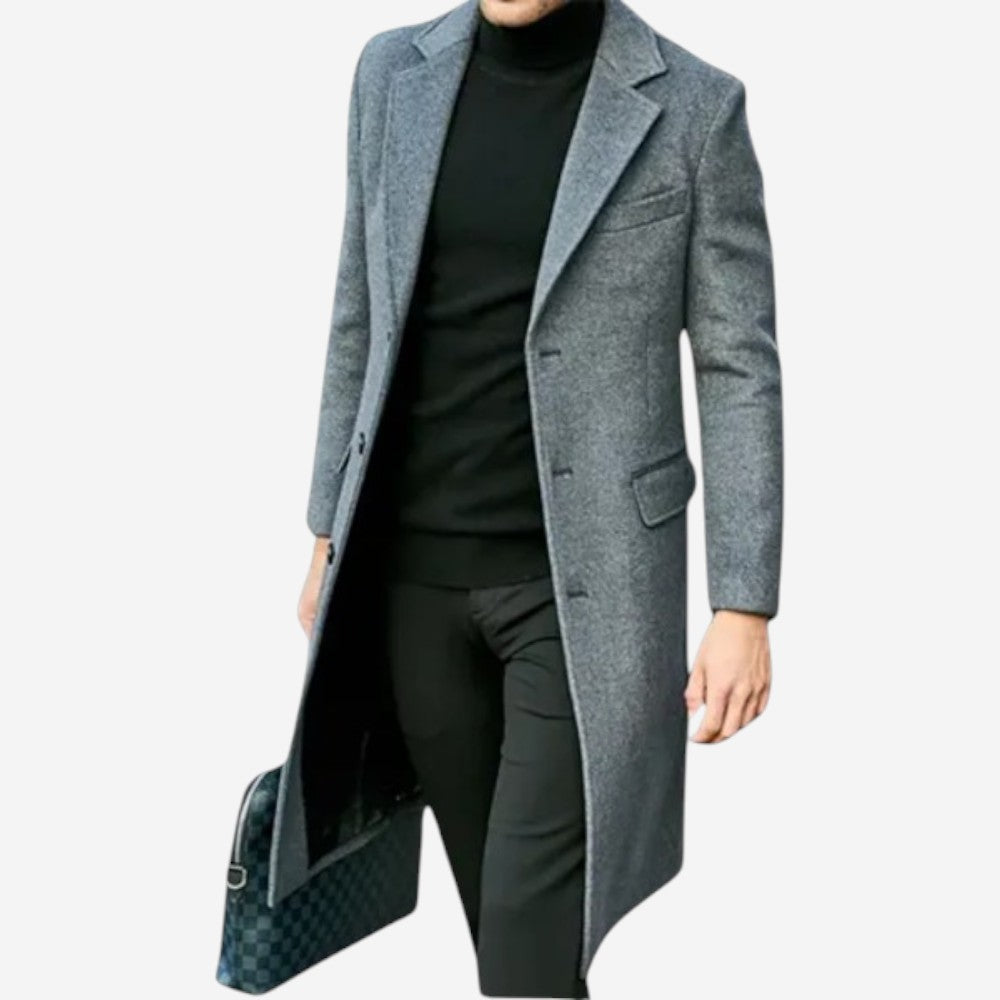 J&R | Full-Length Wool Overcoat