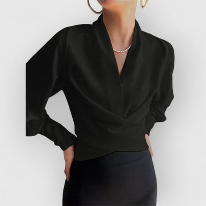 Antonia® | Elegant ladies blouse with puff sleeves