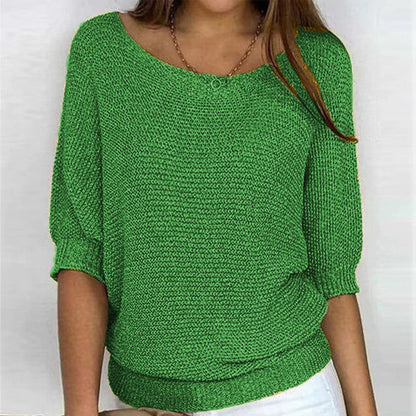 Maxime | Relaxed Ribbed Knit Lounge Top