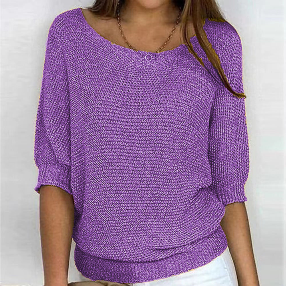 Maxime | Relaxed Ribbed Knit Lounge Top
