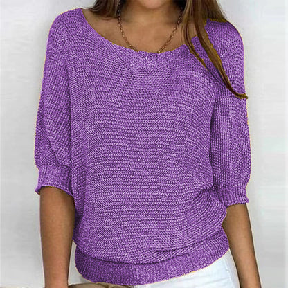 Maxime | Relaxed Ribbed Knit Lounge Top