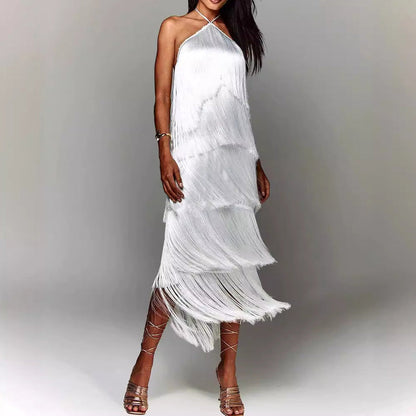 Dorotea® | Luxury dress with tassels