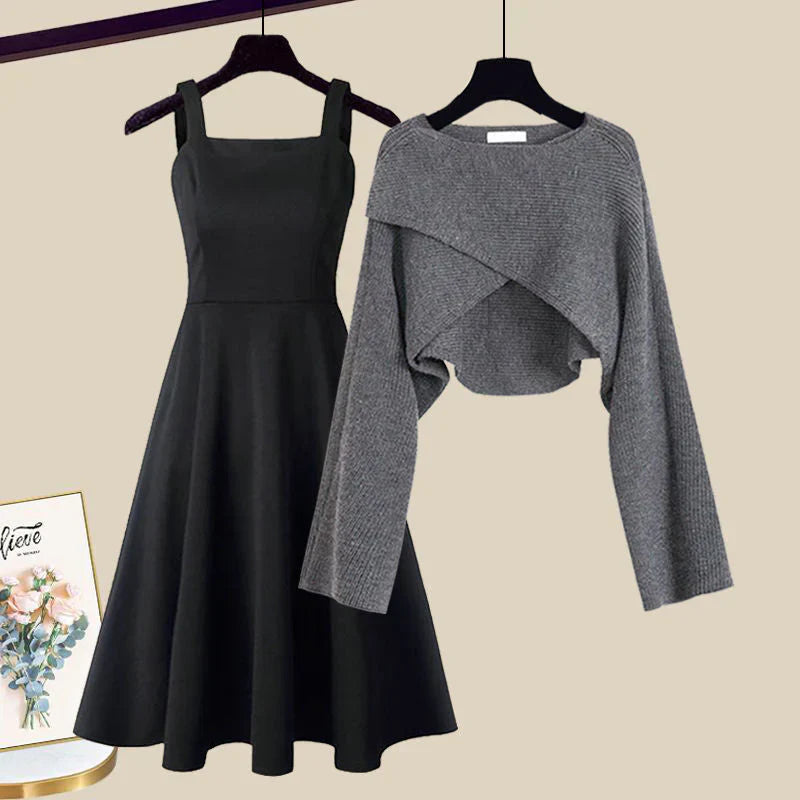 Agatha® | Dress And Sweater Set