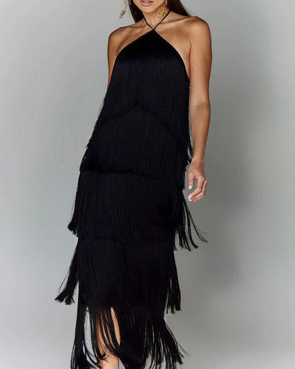 Dorotea® | Luxury dress with tassels