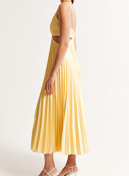 Caitlin® | Pleated Dress With A Neckline