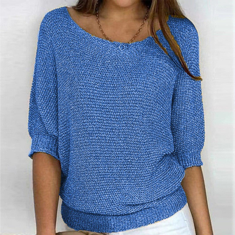Maxime | Relaxed Ribbed Knit Lounge Top