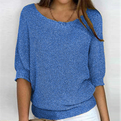 Maxime | Relaxed Ribbed Knit Lounge Top