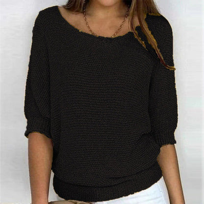 Maxime | Relaxed Ribbed Knit Lounge Top