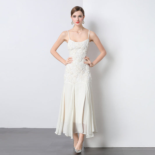 Marta® | Women'S Evening Dress With Elegant Lace Top And Flowing Skirt