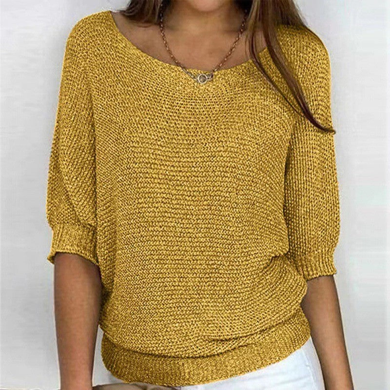 Maxime | Relaxed Ribbed Knit Lounge Top