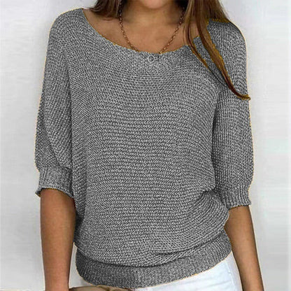 Maxime | Relaxed Ribbed Knit Lounge Top