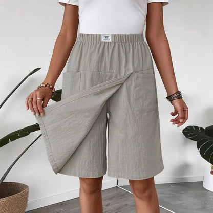 Rebeca® | Women'S Comfortable And Stylish Shorts With Elastic Waistband