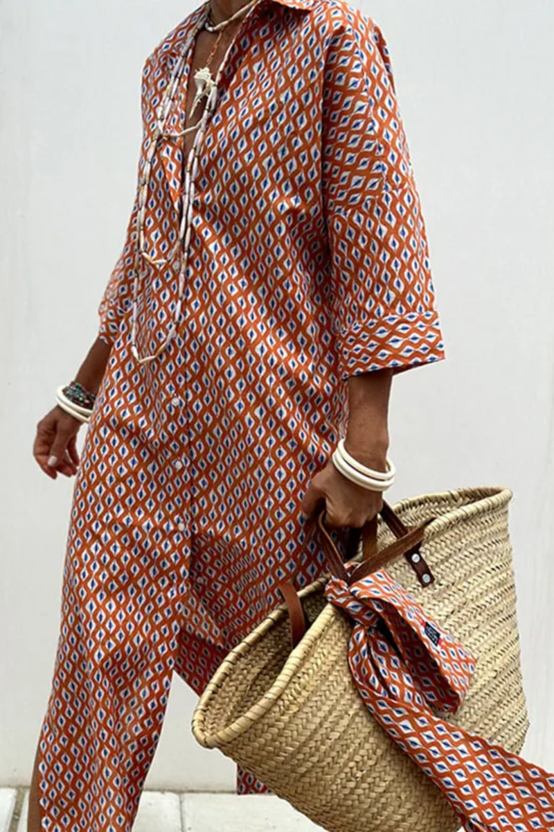 Rocío® | Casual Striped Shirt Blouse