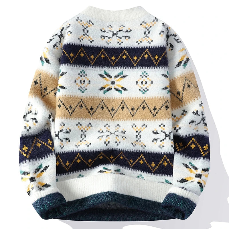 Jade® | Vintage printed cashmere sweater for women