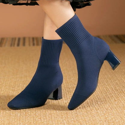 Josefina | Elegant solid color high heel boots