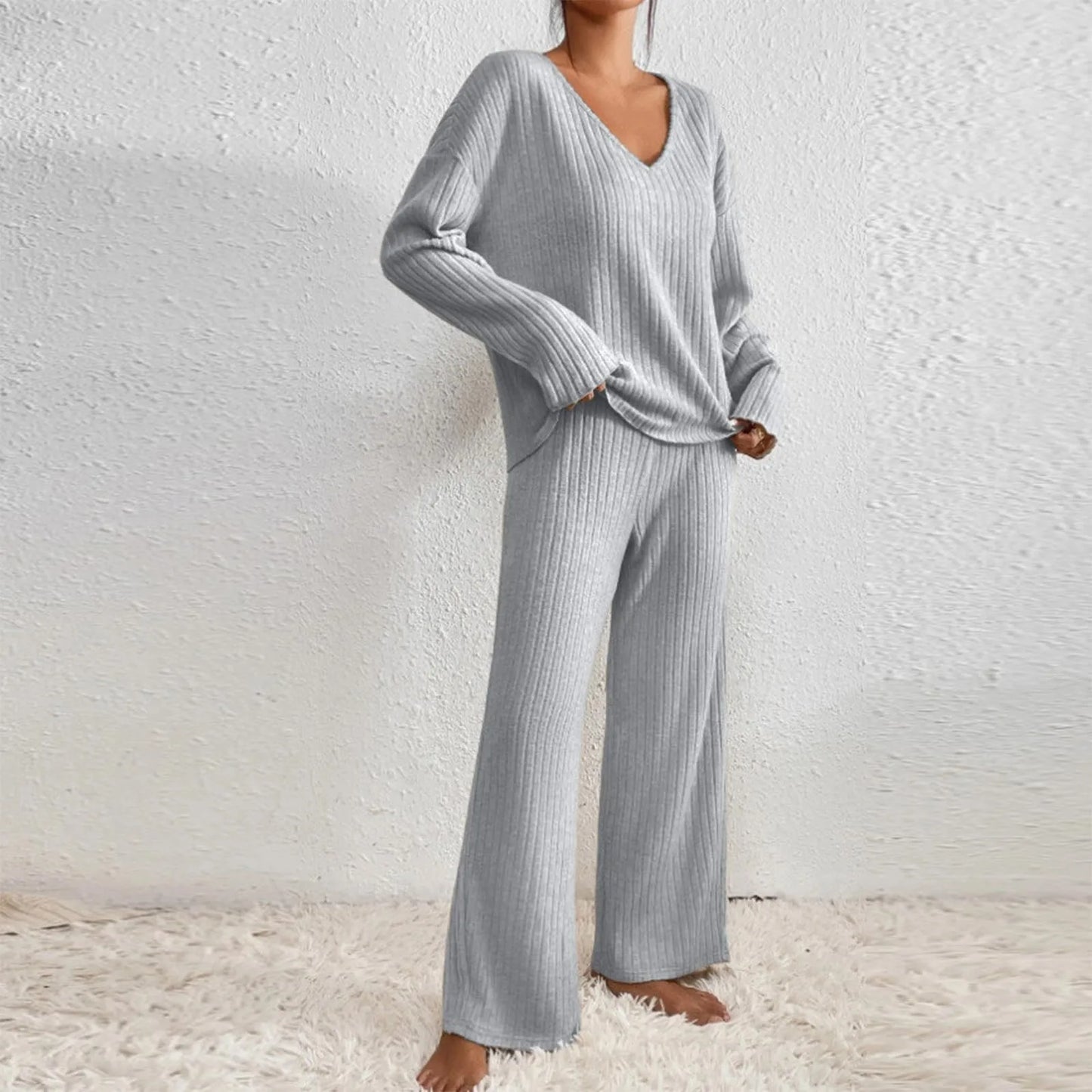 Adela | Cozy knitted two-piece suit