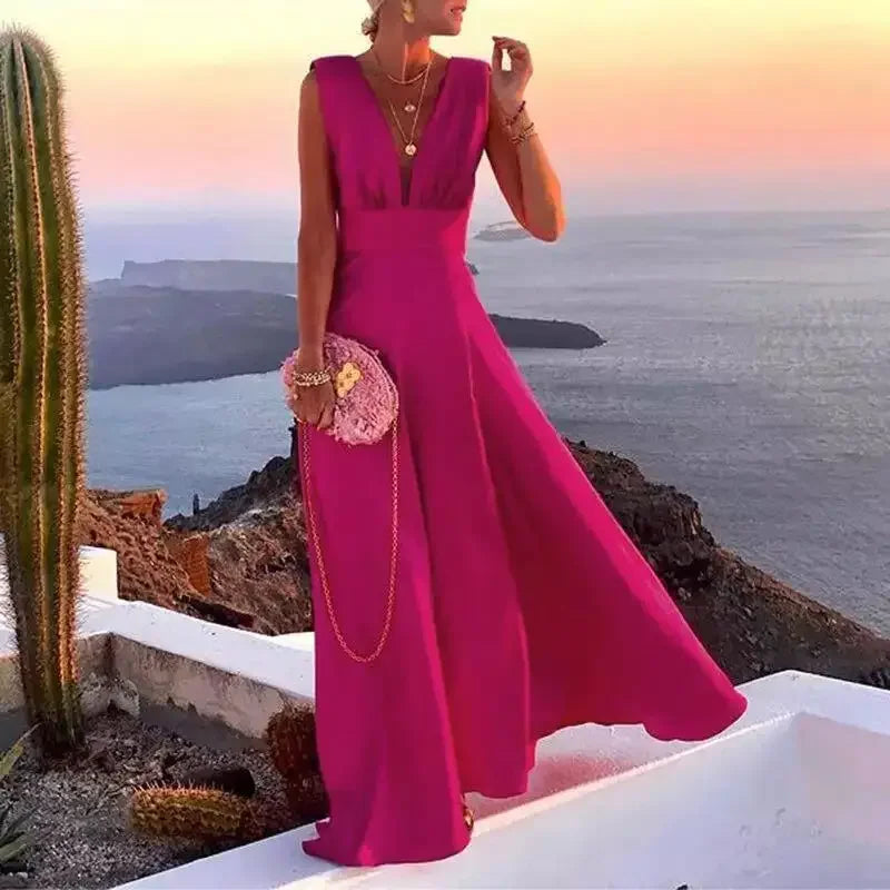 SIENNA – SUNSET BLOOM MAXI DRESS