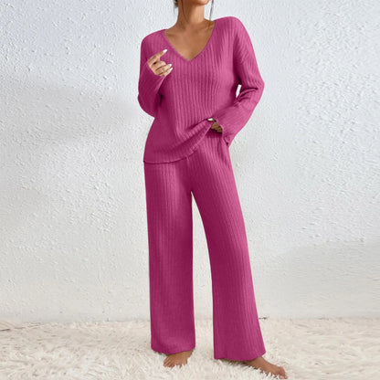 Adela | Cozy knitted two-piece suit