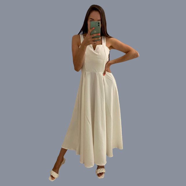 Amatista® | Yellow Sleeveless Cocktail Dress