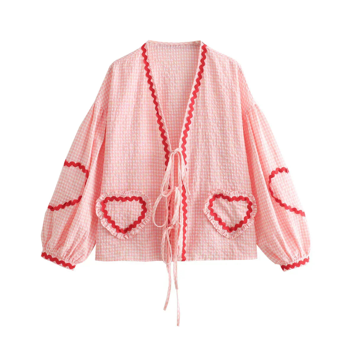 Julieta® | Cute shirt with heart pockets