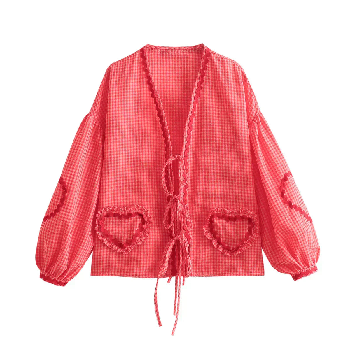 Julieta® | Cute shirt with heart pockets