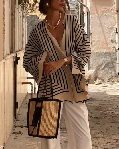 Jelena® | Elegant Striped Blouse