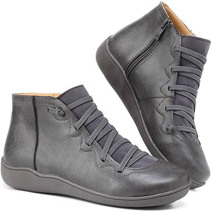 Women's casual lace-up ankle boots