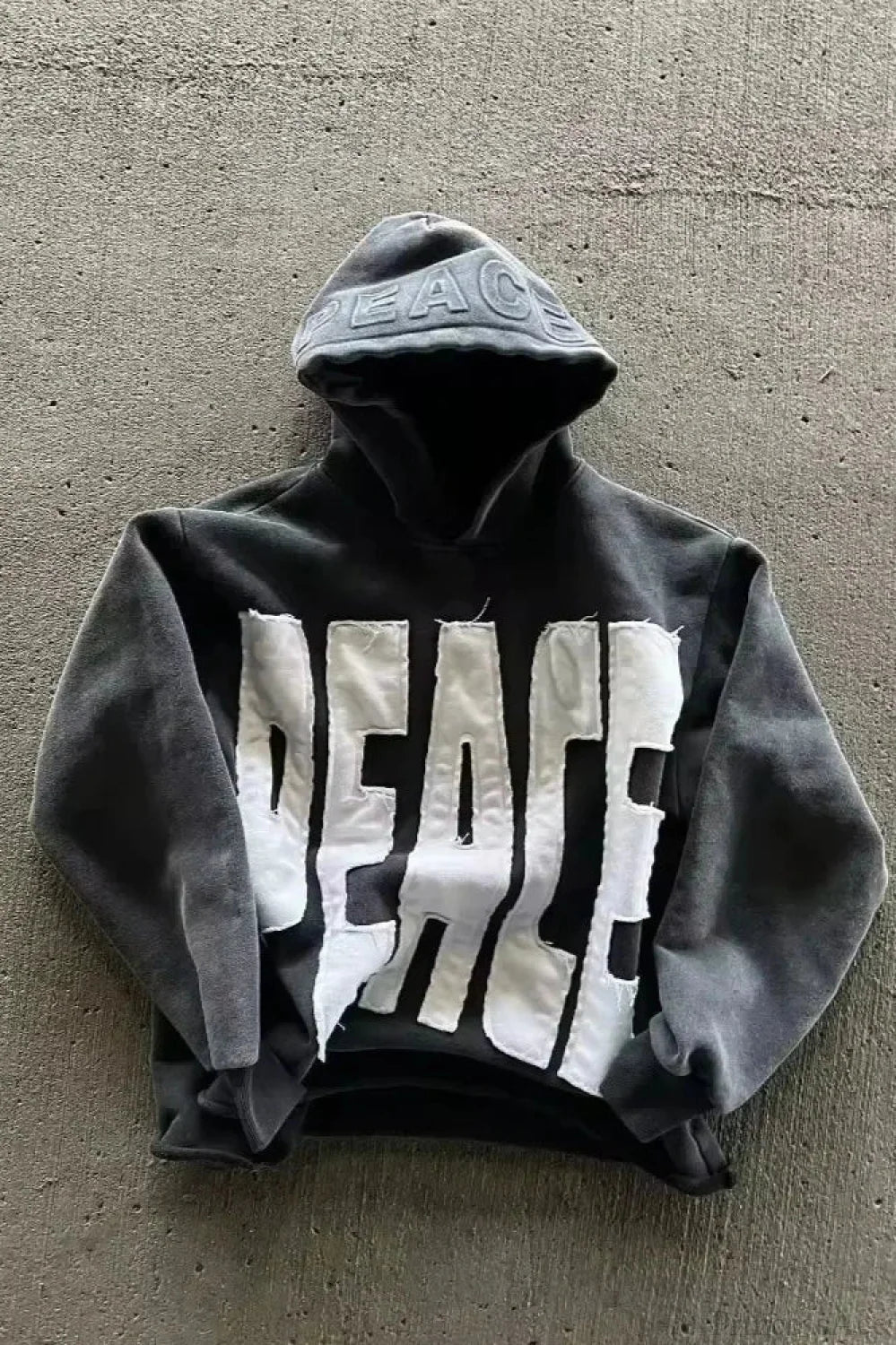 Fashion Trend Fleece Padded Zipper Hoodie